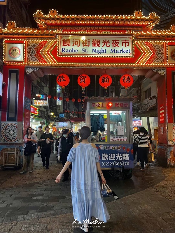 削肩外接袖滑布寬長洋裝